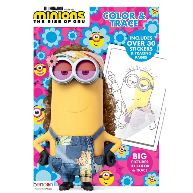 Libro de actividades Despicable Me Minions Rise of Gru, 48 páginas