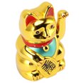 thumbnail image 4 of Gato que agita, gato de la suerte de 4 pulgadas, decoración del gato de la suerte, tecnología avanzada del gato de la fortuna, 4 of 12