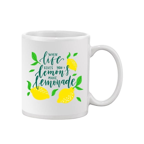 Make Lemonade Quote. Mug Unisex's -Image by Shutterstock
