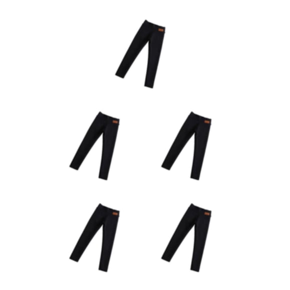 Yuarrent Manténgase cómoda con estas mallas casuales para mujer para el frío invierno Negro XXL Type2