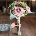 thumbnail image 4 of Artificial Sunflower Bouquet in Pink 18" Tall, 4 of 5