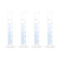 thumbnail image 5 of Cilindro graduado de plástico Uxcell de 25 ml, cilindro de medición, marcado métrico de 2 lados, 4 piezas, 5 of 5