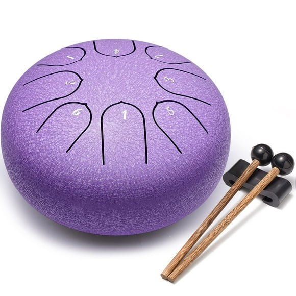 Tambor de acero Ronbird de 6 pulgadas y 8 notas con accesorios