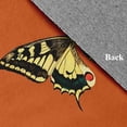 thumbnail image 2 of 24" 36" Simply Daisy Rare Swallowtail Butterfly Novelty Chenille Area Rug, Perfect Orange, 2 of 4