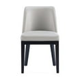 thumbnail image 3 of Manhattan Comfort Gansevoort 19.5" Faux Leather Dining Chair in Gray (Set of 2), 3 of 11