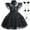 Dress Set, variant on Toddler Girls Dance Black Dress Halloween Party Cosplay Outfit