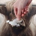 thumbnail image 4 of Dreamtimes 500 PCS Highland Cow Wooden Jigsaw Puzzles Intellectual Entertainment Puzzles for Adults, Fun Challenging Brain Exercise Family Game Creative Gift for Friends Parents Grandparents, 4 of 7