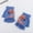 Blue, variant on TAIAOJING Kids Winter Gloves Outdoor Knitted Warm Convertible Flip Mittens Top Fingerless Children Gloves