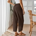 thumbnail image 6 of SUNBS Women Barrel Wide Leg Sweat Pants Soft Blend with Pockets Drawstring for Casual, 6 of 9