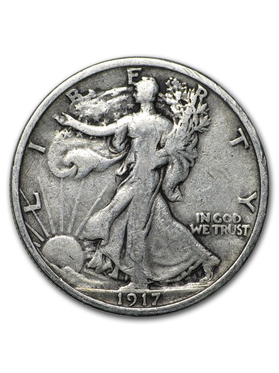 1917 Walking Liberty Half Dollar VG