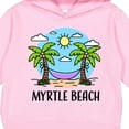 thumbnail image 3 of Inktastic Summer Vacation in Myrtle Beach Toddler Hoodie, 3 of 4