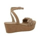 thumbnail image 3 of Sandalias DOLCE COLLEZIONE BY GLAM GLAM Cinta Decorativa cafe 23, 3 of 4