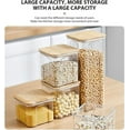 thumbnail image 3 of Food Storage Containers with Lids, Food Storage, Clear Large Capacity Airtight Food Storage Jar can Improve The Storage Quality and Play A Decorative Role, 4.2x2.2in--450ml, 3 of 6