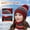Red, variant on Dyfzdhu Women Earmuffs Add Flocking Thermal Cycling Warm Winter Hat Knitting Scarf Beige