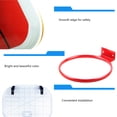 thumbnail image 2 of Indoor Adjustable Suspension Netball Hoop Mini Basketball Plate for Children Game Plastic Hook, 2 of 12