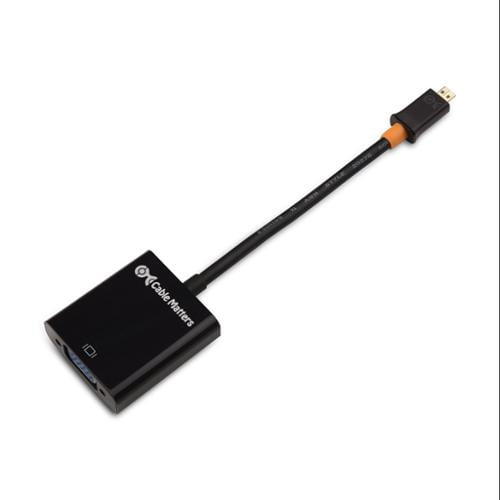 Cable Matters Micro HDMI to VGA Adapter (Micro HDMI to VGA Converter