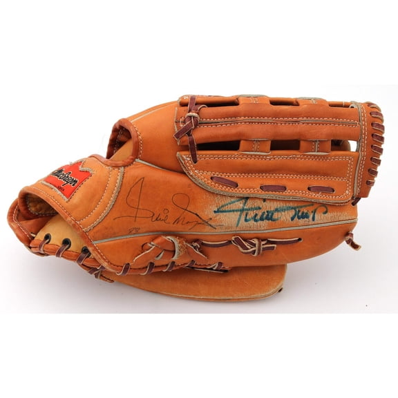 Willie Mays Signed Game Model Macgregor Baseball Glove JSA COA