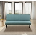 thumbnail image 2 of Convertible Sofa Bed with Adjustable Backrest 3 Positions, Convertible Sleeper Sofa, Folding Sofa Bed for Living Room and Small Spaces, 64', 2 of 5