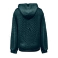 thumbnail image 4 of Baqcunre sweatshirt for women Womens Oversized Hoodies Sweatshirts Fleece Hooded Pullover Tops Sweaters Casual Comfy Fall Fashion Outfits Clothes 2024 Green,M, 4 of 6