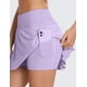 thumbnail image 5 of Falda CRZ YOGA Deportiva Plisada con Bolsillos Lila, 5 of 6
