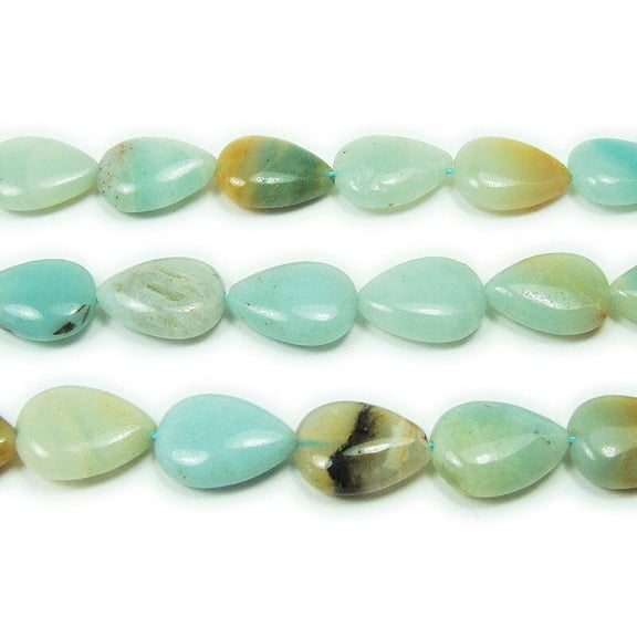 14x20mm Multi Amazonite Natural Top Drilled Teardrop Beads Genuine Gemstone Natural Jewelry Making