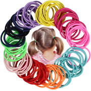 200 Pcs Multi Color Hair Holder Hair Tie Elastic Rubber Bands for Baby Girls