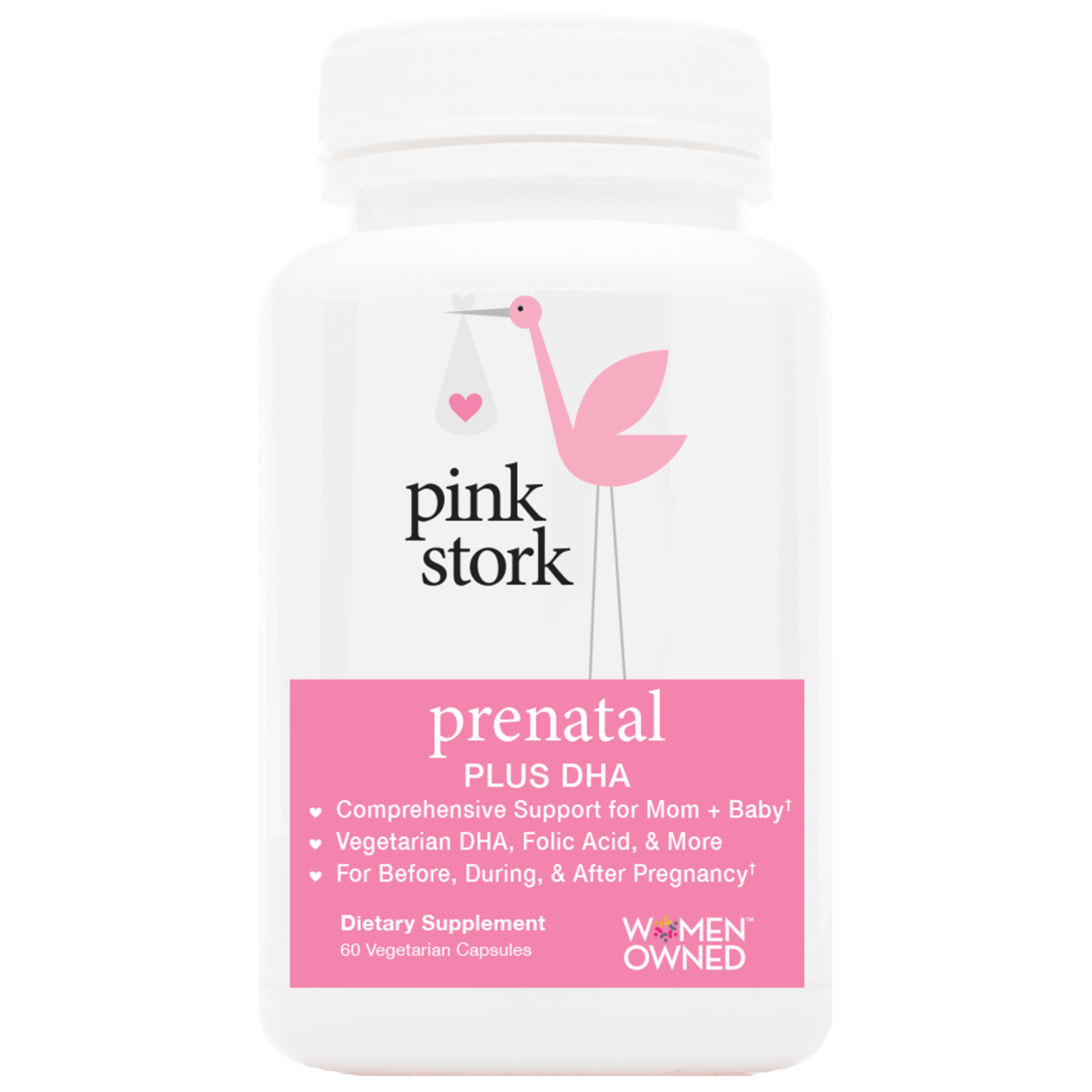 Pink Stork Prenatal with DHA & Folate
