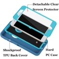 thumbnail image 3 of Entronix Heavy Duty Case Designed for iPhone 7/8 Shockproof Triple Layer Rugged Case (Teal), 3 of 5