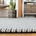 thumbnail image 4 of SAFAVIEH Salem Fulton Solid Cotton Area Rug, Grey, 4' x 6', 4 of 10