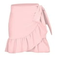 thumbnail image 2 of Vedolay Skirts For Women Women's Hearts Mesh High Waist Casual Formal Flare Midi Skirt,Pink L, 2 of 4