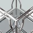 thumbnail image 4 of Diamond Sofa Avalon Glass Top End Table in Stainless Steel, 4 of 6