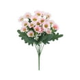 thumbnail image 2 of Summercome Artificial Chamomile a Bunch, 12.6" Fake Daisy with 20 Flower Heads, Pink Faux Flowers for Home Kitchen Wedding Decor, 2 of 7