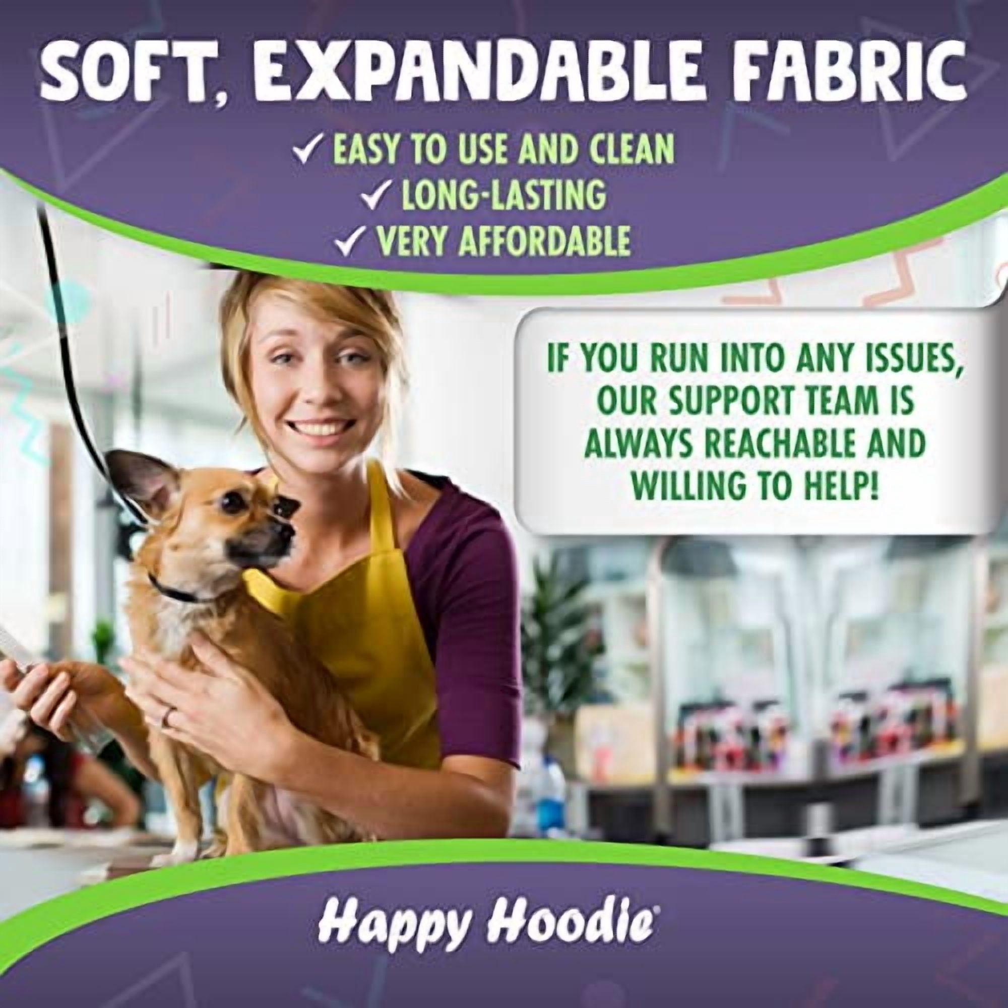 Happy Hoodie Expandable Comfort Band, Black, Large