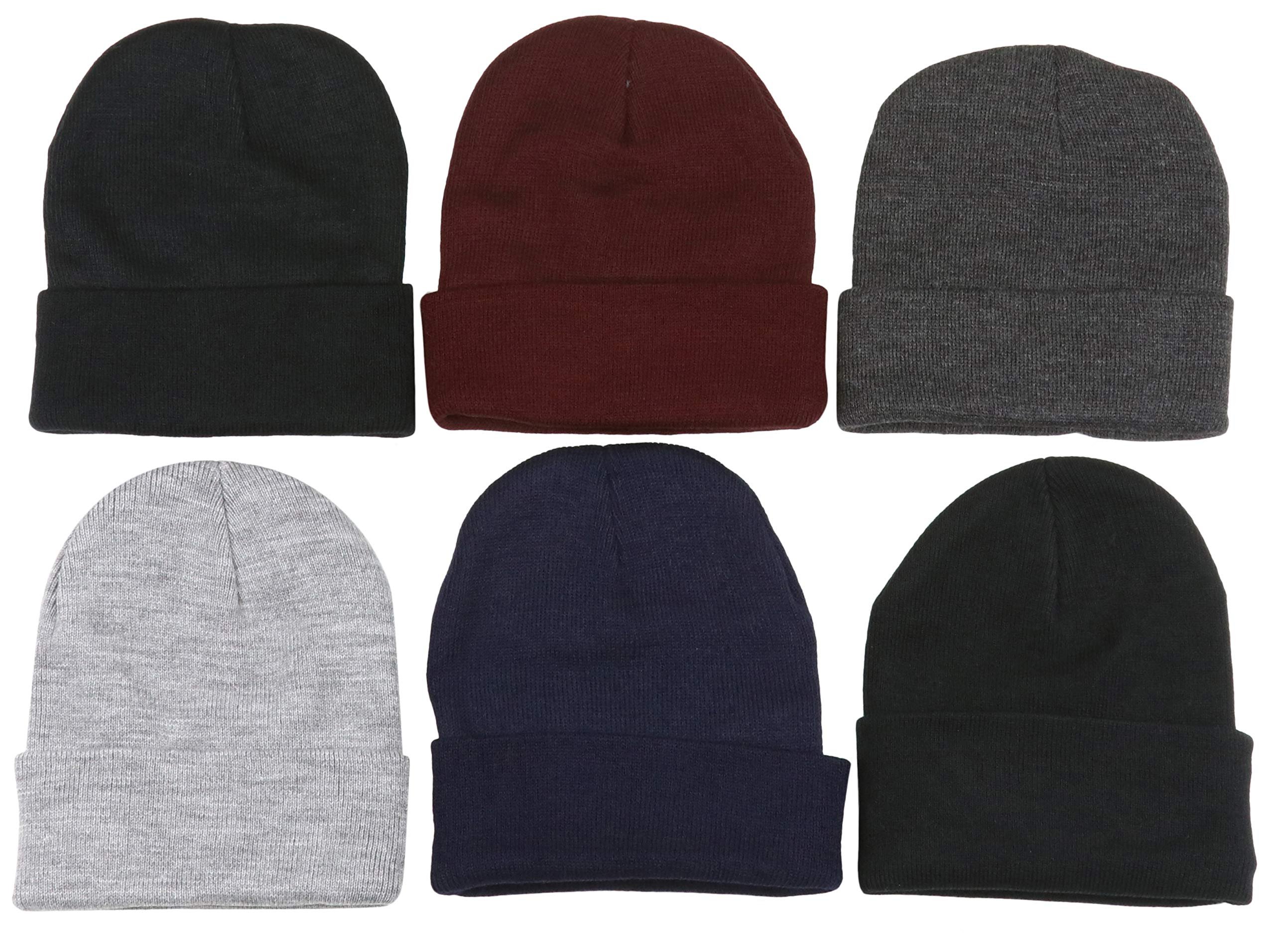 ToBeInStyle Men's Soft Stretchy Beanies