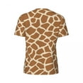 thumbnail image 6 of T Shirt For Men Gym Giraffe Animal Print T-Shirts Trending Animal Spots Summer Tees O Neck Classic G, 6 of 7