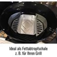 thumbnail image 2 of 20 Sartenes para parrilla de aluminio - Perfectas para Weber - Recipientes de goteo de aluminio de alta calidad - Recipientes para parrilla - 20 piezas (900 ML), 2 of 5