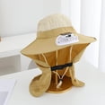 thumbnail image 4 of Womens Sun Hat Solar Fisherman Hat Men'S Full Protection Sun Hat Outdoor Fan Hat Sun Hat, 4 of 7