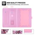 thumbnail image 2 of Universal 10 inch Tablet Case, Slim Folio Protective Case Cover with Kickstand for iPad 10.2/iPad 9.7/Onn 10.1/Samsung Tab A7 10.4/Galaxy Tab A 10.1 inch all 9.5-10.5 inch Tablet,Purple Flower, 2 of 5