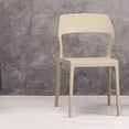 thumbnail image 6 of Luxury Commercial Living 32.75" Taupe Brown Solid Patio Dining Chair, 6 of 7