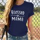 thumbnail image 2 of Blusa suelta estampada OAVQHLG3B Mujer Cuello redondo Manga corta, 2 of 5