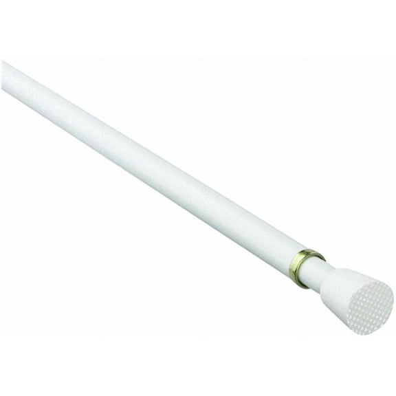 Levolor 13341 Tension Rod, 18-to-28-Inch Width, 7/16-Inch Diameter, White