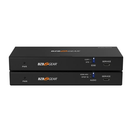 BZBGEAR 4K UHD HDMI HDBaseT Extender with IR/ARC/PoC/RS-232 and Audio Embedding/De-embedding up to 230ft