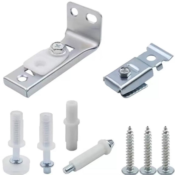 Universal Door Hardware Kit Metal Top Pulley Folding Door Hardware Kit Bifold Closet Door Hardware Kit Multi-Door Pivot Replacement Tool Kit