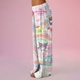 thumbnail image 5 of Anime Pajamas for Women Girls Cute Cartoon Cat Print Kawaii Casual Sleep Pajama Pants, 5 of 5