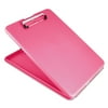 Saunders Plastic Storage Clipboard, Low Profile Clip, Letter Size Form Holder, Pink