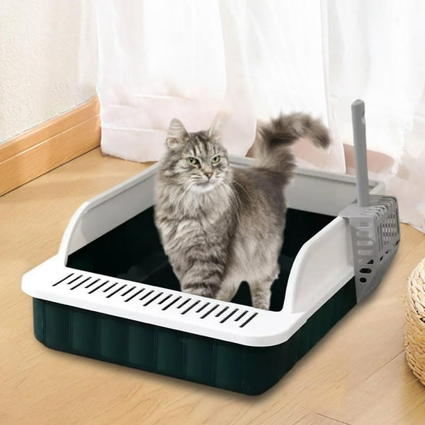 Open Top Pet Litter Tray Potty Toilet Deep Loo Pans Easy to Clean