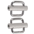 thumbnail image 1 of 2 Uds Hebilla Deslizante de Acero Inoxidable 316 Hebillas de Cinturón de Rodillo Moleteado Ajustable Rectangular para Correas Correas de Hebilla Collares de Perro ANGGREK Otros, 1 of 8