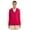 RED, variant on Harriton M425W Ladies Pilbloc V-Neck Button Cardigan Sweater
