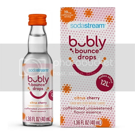 

SodaStream Bubly Drops Citrus Cherry Flavored Sparkling Water Flavor Mix 1.36 fl Oz