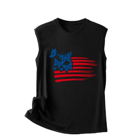 

LBECLEY Womens Vest Bra Vest Casual Sleeveless Print T Womens Tee Tops Tank Neck Shirt Round Tee Blouse Women s T-Shirts Cropped Top Small Puffer Vest Women Black Xxl